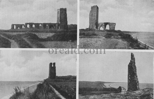 The Tower of All Saints' Church, Dunwich, an ancient Capital that now lies beneath the Sea The Tower of All Saints' Church, Dunwich, an ancient Capital that now lies beneath the Sea