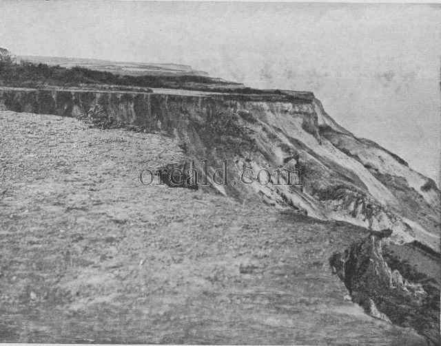The Crumbling Cliffs near Cromer: a resent Landslide The Crumbling Cliffs near Cromer: a resent Landslide