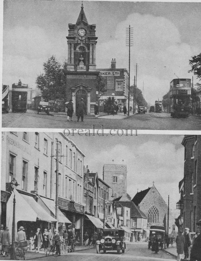 Past the Old Church at Dartford, and Bexley Heath Past the Old Church at Dartford, and Bexley Heath
