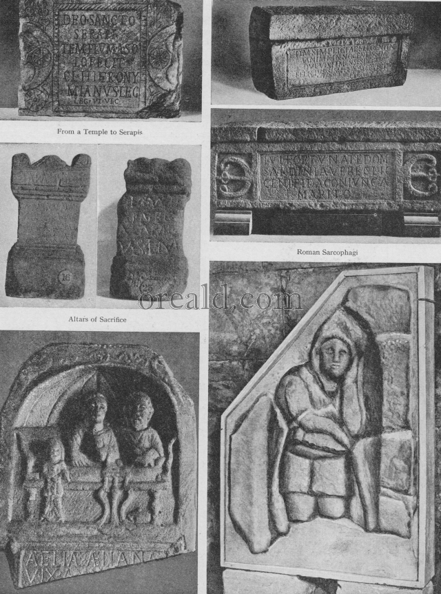 Traces of Eboracum kept in the Yorkshire museum Traces of Eboracum kept in the Yorkshire museum