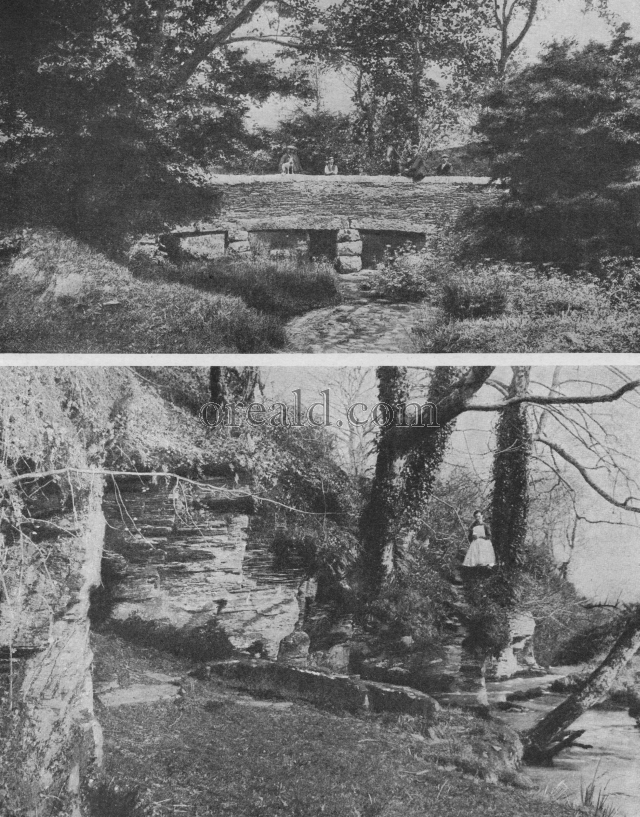 King Arthur's Tomb and Slaughter bridge at Camelford King Arthur's Tomb and Slaughter bridge at Camelford