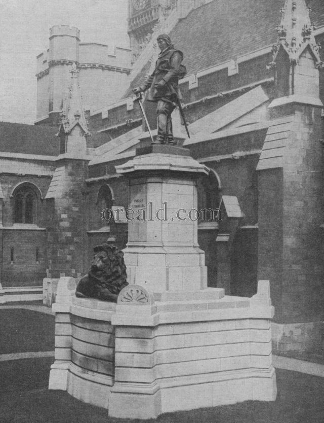 THORNYCROFT STATUE OF OLIVER CROMWELL, THAT STANDS OUTSIDE WESTMINSTER HALL